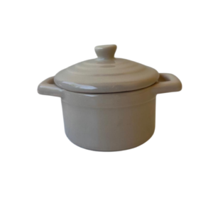 Mini caçarola cerâmica areia