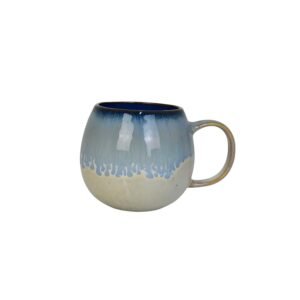 Caneca cerâmica degradê azul