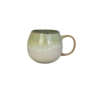 Caneca cerâmica degradê bege